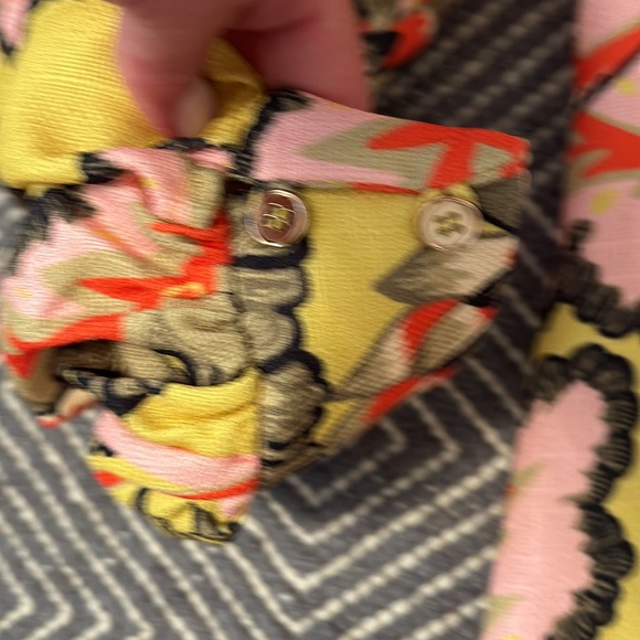 CK Bradley long sleeve printed blouse size Medium - Picture 6 of 12